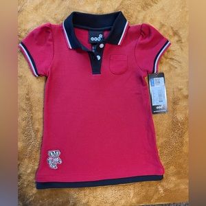 Gen 2 NWT Wisconsin Badgers Polo Shirt - size 3T